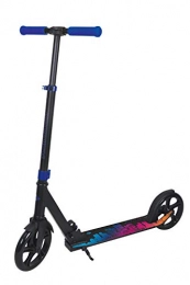 Schildkrot Scooter Schildkröt City Scooter Street Artist 2.0, 200mm, Leisure Scooter, Aluminum, Foldable, for Children and Adults, Improved Quality, Color: Blue / Black, 510104