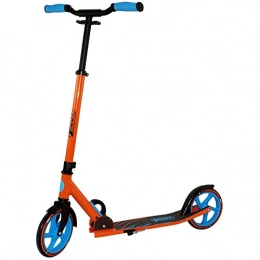 Best Sporting Scooter Scooter 205 Wheel City Scooter Aluminium with Ergonomic Handles and Curved Handlebar Scooter in Orange / Blue