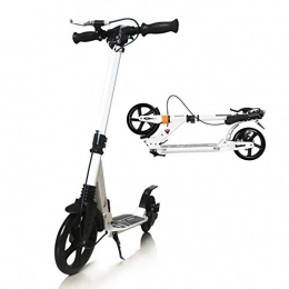 YF-Mirror Scooter YF-Mirror Pro City Scooter, Foldable Street Scooter, Height Adjustable Handle, 2 Big Wheels, Kick Scooter for Adults and Children, 220lbs Capacity