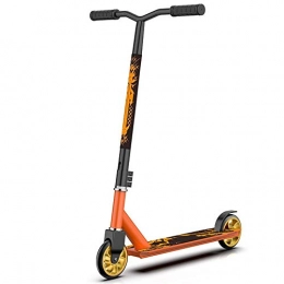 ZXCVB Scooter ZXCVB Stunt Scooter Street Scooter, Sports Skill Scooter, Suitable For Children Over Eight Years Old And Adults, Sturdy And Durable, Beginners And Professional Players Can Be Competent, Orange-Scooter