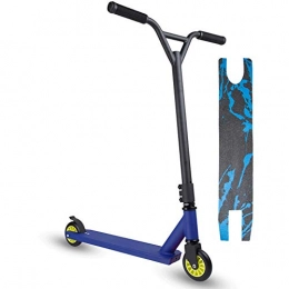 ZXCVB Scooter ZXCVB Stunt Scooter Street Scooter, Suitable For Children And Adults Over 8 Years Old, Professional Pedals Can Be Easily Controlled By Both Beginners And Professional Players, Blue-scooter