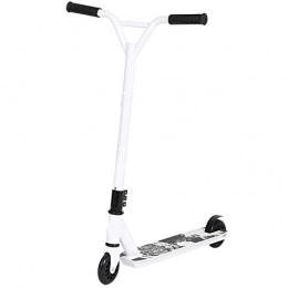 ZXCVB Scooter ZXCVB Stunt Scooters Street Scooters, Freestyle Stunt Scooters, Suitable For Children And Adults Over 8 Years Old, Aluminum Alloy Material Is More Durable, More Colors Are Available, White-Scooter