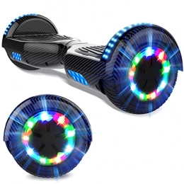 GeekMe Self Balancing Segway GeekMe Self-Balancing Electric Scooter 6.5 Inch, Hoverboards with Bluetooth Built-in Lamps LED Colorful Flashing Wheels, Hoverboards for kids
