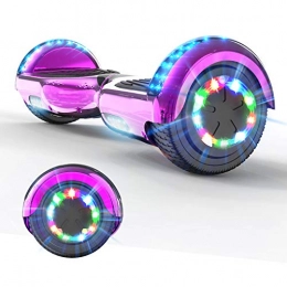 GeekMe Self Balancing Segway GeekMe Self Balancing Electric Scooter, Electric Hover Scooter Board, Balance Board 6.5 inch with Bluetooth Speaker, LED Lights, Gift for Kid, Teenager and Adult