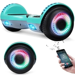  Scooter Hoverboard 6.5 Inch Electric Scooter for Children and Teenagers, Hoverboards with Bluetooth LED Light Self Balance Board, 2 x 300 Watt Motor Electric Scooter