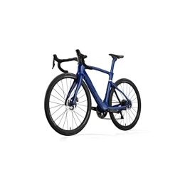 TABKER  TABKER Vélo de Route Blue Colorcarbon Fiber Frame Road Bike Full Hydraulic Disc Brake for Adult 22 Speed Full Carbon Bike (Size : L)