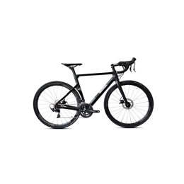 TABKER  TABKER Vélo de Route Professional Racing Bike 22 Speed Adult Bike Carbon Fiber Frame Road Bike (Color : Black, Size : S)