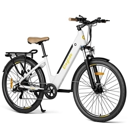 Eleglide  Eleglide Vélo électrique T1 Step-Thru, batterie amovible 12, 5 Ah, autonomie de 100 km, 27, 5" vélo électrique de randonnée avec porte-bagages arrière, couple 57 Nm