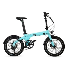 Flebi  Flebi - Vélo Électrique Pliable Eolo | Autonomie 70 km - Vitesse 25 km / h | Batterie 10Ah (Bleu)