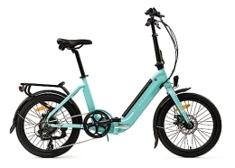 Flebi  Flebi - Vélo Électrique Pliable Swan 20'' | Autonomie 70 km - Vitesse 25 km / h | Batterie 10.4Ah (Bleu)