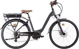 i-Bike  i-Bike Urban 600 Vélo électrique à Assistance Adulte Unisexe, Gris Anthracite, Taille Unique