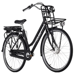 Adore  KS Cycling Vélo électrique E-Bike Alu Femme 28" Cantaloupe Noir 36 V / 10, 4 Ah Adore