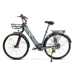 SMARTGYRO  SMARTGYRO EBIKE Sunset Titanium Bicicleta eléctrica Adultos Unisex, Gris, L
