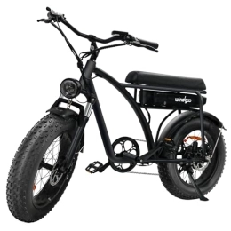 Windgoo  windgoo Velo Electrique Pliable, 20 x 4, 0" Fat Tire Vélo électrique avec Batterie Li-ION Amovible 48 V 12.5 Ah, Adulte Unisexe (F5)
