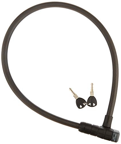 Cerraduras de bicicleta : Abus 6415K SCLL Cable antirrobo, Unisex Adulto, Black, 85 cm