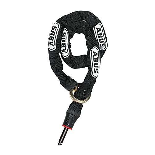 Cerraduras de bicicleta : ABUS Adapter Chain 6KS Candado, Unisex, Black, 100 cm