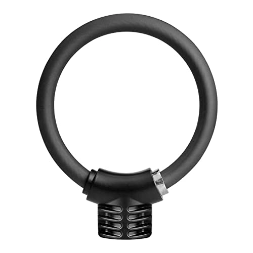Cerraduras de bicicleta : Cerradura de anillo de bicicleta Bloqueo antirrobo Bicicleta Mini cerradura de seguridad portátil Cerradura fija al aire libre (negro)