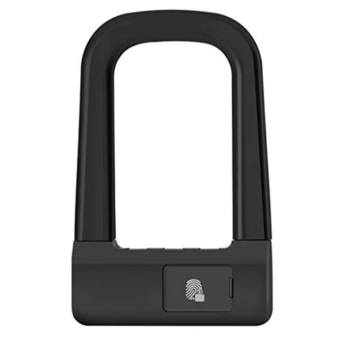 Cerraduras de bicicleta : DONGBALA Smart Fingerprint Lock Impermeable Antirrobo Carga por USB Batería para Bicicleta con 2 * Clave