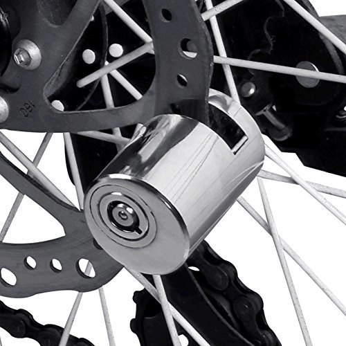 Cerraduras de bicicleta : Extrbici Bike Frein à disque Serrure Antivol 5, 5 mm Disque Rotor Lock pour vélo moto vélo électrique