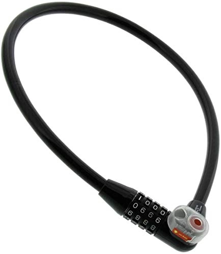 Cerraduras de bicicleta : Uzi Chief Armor Cable Lockup Double Lock, Negro, 230 65 L