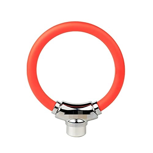 Cerraduras de bicicleta : ZHANGQI Jiejie Store Bicicleta Combo Bloqueo Cable de Espiral extendido 3 dígitos Combinación Reasable Luz Luz Peso Compacto Tamaño Portátil Ulac K2S Bloqueo (Color : Red)
