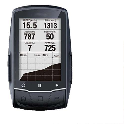 Ordenadores de ciclismo : Bicicletas ordenador GPS bicicleta Codemeter odómetro multifuncional Bluetooth ANT+impermeable velocímetro