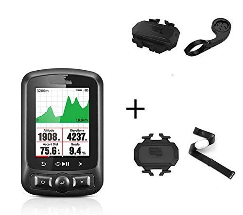 Ordenadores de ciclismo : HJTLK Computadora de Bicicleta, Sport Ant + GPS Computadora Bicicleta Bicicleta Bluetooth Cronómetro inalámbrico Impermeable Ciclismo Bicicleta Sensor Velocímetro Computadora