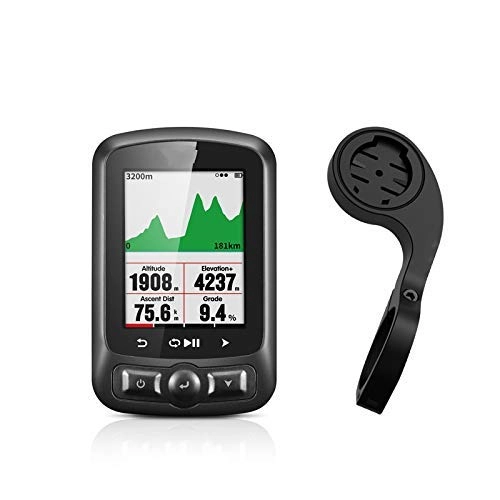 Ordenadores de ciclismo : HJTLK Ordenador de Bicicleta, GPS Bicicleta Bicicleta Bluetooth Cronómetro inalámbrico Velocímetro Impermeable Ipx7 Ciclismo Bicicleta Velocímetro