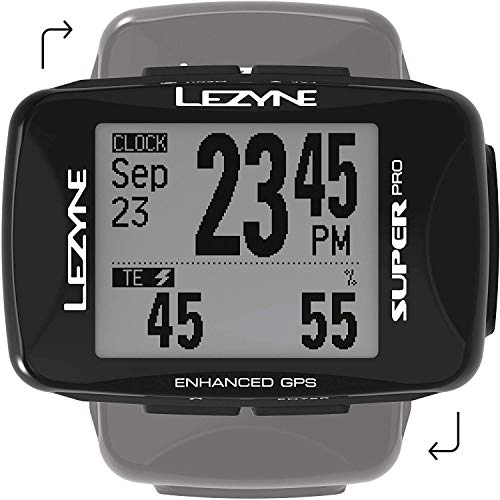 Ordenadores de ciclismo : LEZYNE Super Pro GPS Negro Smart Loaded