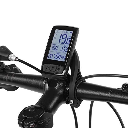 Ordenadores de ciclismo : Natruss Soporte Ligero Bluetooth Link Cronómetro para Bicicleta de Ahorro de energía Cuentakilómetros para Bicicleta Impermeable Bicicletas de Carretera