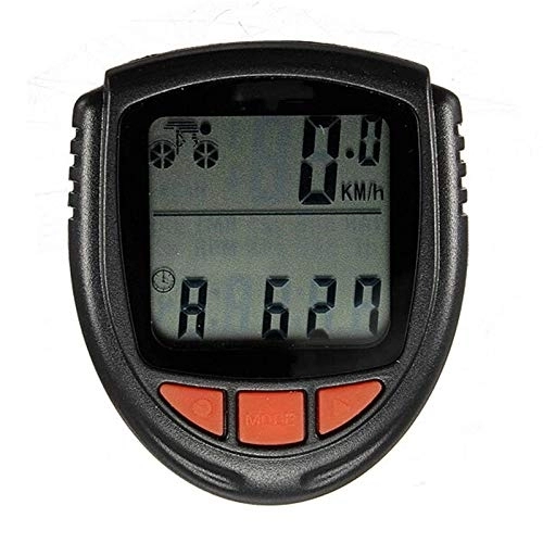 Ordenadores de ciclismo : yaunli Odómetro de Bicicleta Bicicleta con Cable Impermeable LCD Computer Speedometer odómetro Odómetro de Bicicleta Impermeable (Color : Black, Size : One Size)