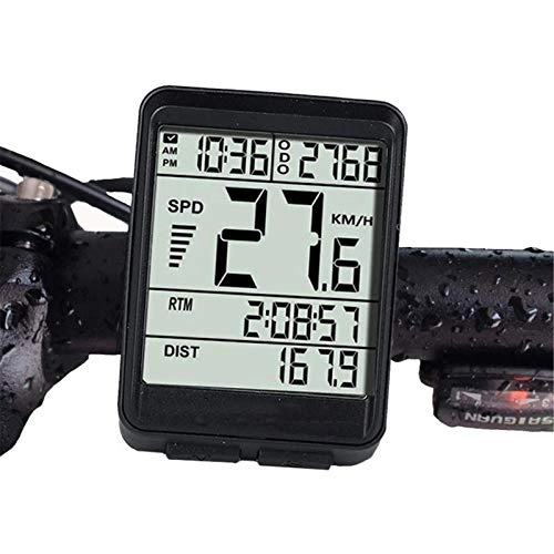 Ordinateurs de vélo : Compteur de vélo étanche sans fil LCD Odomètre Compteur de vitesse pour cyclistes / hommes / femmes / adolescents