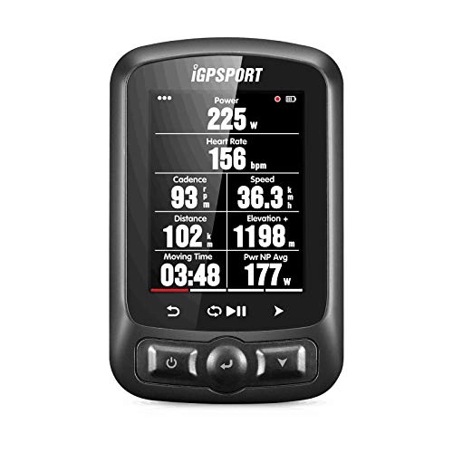 Ordinateurs de vélo : GPS Compteur vélo sans fils iGS620 avec la navigation de carte routière IPX7 imperméable à l'eau (afficher en français)