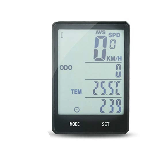 Ordinateurs de vélo : HJTLK Ordinateur de vélo, Compteur de Vitesse sans Fil Compteur kilométrique étanche à la Pluie vélo Ordinateur de vélo vélo chronomètre de température mesurable
