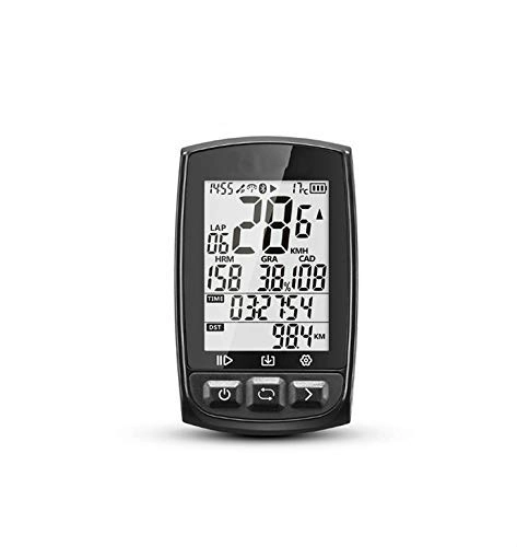 Ordinateurs de vélo : HJTLK Ordinateur de vélo, Ordinateur de vélo VTT GPS étanche Ipx7 Ant + Compteur de Vitesse de vélo sans Fil Vélo Chronomètre numérique