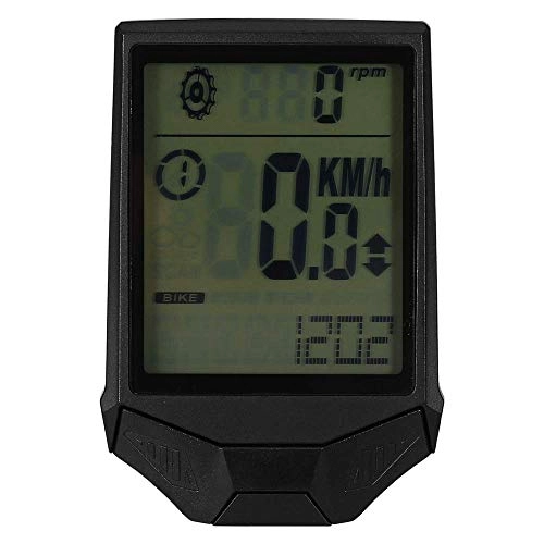 Ordinateurs de vélo : HXiaDyG Compteur de vélo sans fil avec rétro-éclairage LCD étanche pour vélo Taille unique Couleur : noir