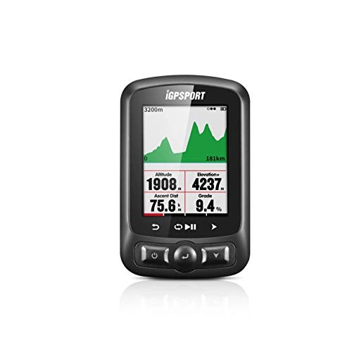 Ordinateurs de vélo : iGPSPORT ANT iGS618 Ordinateur de vélo GPS avec carte de route étanche IPX7