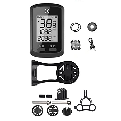 Ordinateurs de vélo : Ordinateur de vélo, Câble GPS Bluetooth Speed ​​Speedomètre et Compteur kilométrique, chronomètre exécuté, Suivi de Vitesse, Affichage de rétroéclairage Automatique, imperméable, adapté à Tous vélos