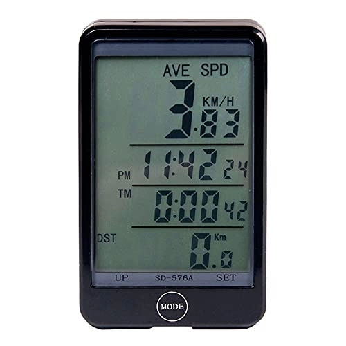 Ordinateurs de vélo : Ordinateur de vélo GPS étanche avec rétroéclairage sans fil compteur de vitesse compteur kilométrique chronomètre vélo chronomètre multifonction extérieur