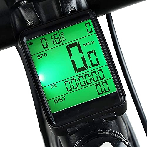 Ordinateurs de vélo : YIQIFEI Compteur de Vitesse Compteur kilométrique vélo Ordinateur de vélo câblé, Compteur de Vitesse vélo, léger, écran 2, 1"", étanche, T (Montre de vélo)