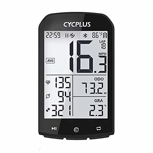 Ordinateurs de vélo : YIQIFEI Compteur de Vitesse de vélo, Compteur kilométrique d'ordinateur de vélo étanche GPS Multifonctionnel Ant + sans Fil, avec écran LCD de 2, 9 Pouces (chronomètre)