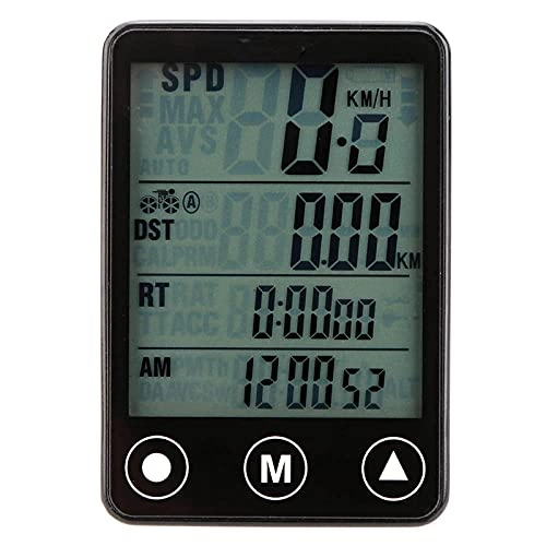 Ordinateurs de vélo : YIQIFEI Ordinateur de vélo LCD 24 Fonctions Ordinateur de vélo sans Fil Bouton Tactile Rétroéclairage LCD Compteur de Vitesse étanche HOL (Montre de vélo)
