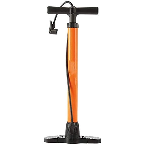 Pompes à vélo : JTRHD Pompe à Vélo Gonflable Pompe à Haute Pression Basketball Bicyclet électrique Pompe à air Portable Pompe Polyvalente à vélo Ballon de Flotteur de Boule de Vélo (Couleur : Orange, Size : 25x60cm)