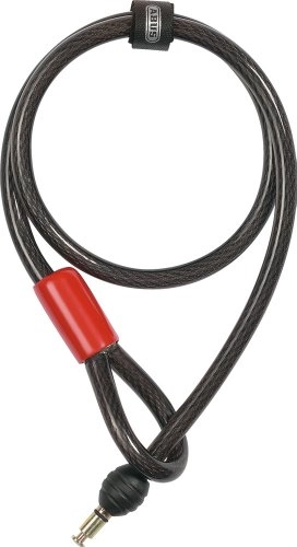 Verrous de vélo : ABUS Câble lasso 12 / 100 Supplément au cadenas de Vélo 4850 + sacoche ST 4850 Noir 100 cm