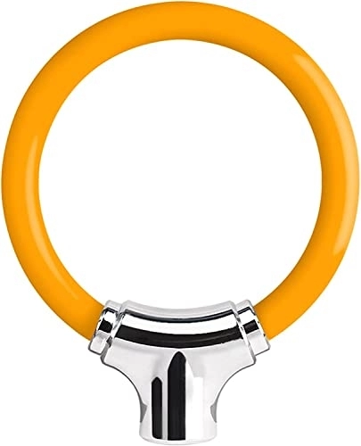 Verrous de vélo : BREWIX Serrure de câble de vélo Serrure de cercle Serrure anti-cisaillement for vélo en plein air Serrure anti-vol Moto Vélo Chaînes en fil d'acier Serrure à anneau de verrouillage, Orange Verrous