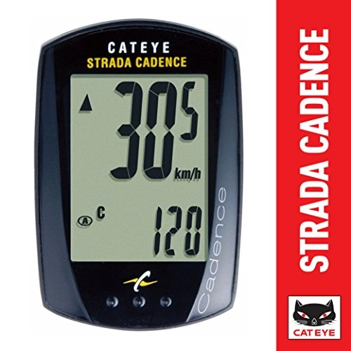 Computer per ciclismo : CATEYE - Strada CC-RD 200, Computer per bicicletta, colore: Nero