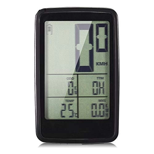 Computer per ciclismo : DJG Wireless USB del calcolatore della Bicicletta, Mountain Bike Contachilometri contagiri, in Grado di misurare Temperature cronometro, Adatto per Le Biciclette all Mountain e su Strada