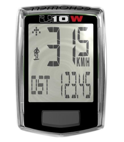 Computer per ciclismo : Echowell U10W Cycle Computer - Black by