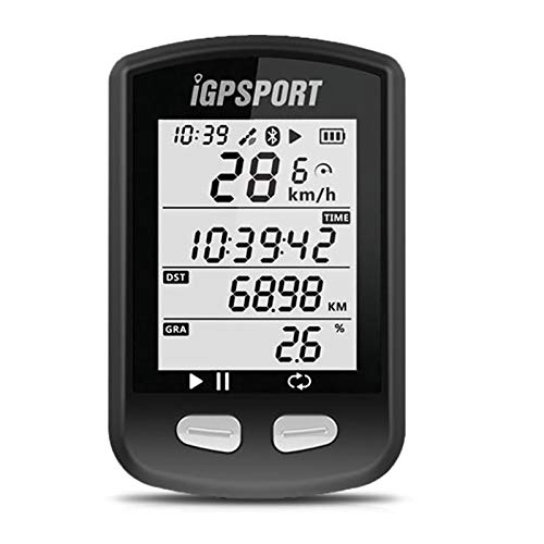 Computer per ciclismo : GYAM Mini GPS Cycling Computer Wireless Bike Contachilometri e tachimetro IPX6 Display LCD Impermeabile con sensore di Cadenza / velocità e cardiofrequenzimetro per Esterno Uomo Donna