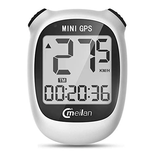 Computer per ciclismo : HKYMBM M3 GPS Ciclocomputer, Multi Funzione Senza Fili Impermeabile della Bici Contachilometri Contagiri con Retroilluminazione HD Schermo Display LCD per Bikers All'aperto (Bianco)